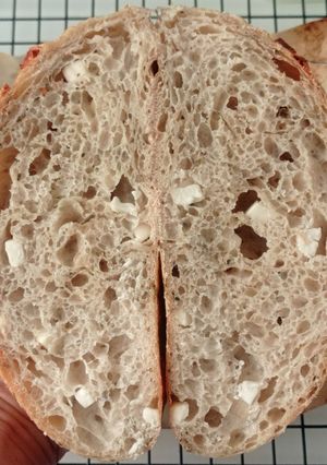 Foto resep Oregano Basil Cheddar Sourdough Bread (Oven Tangkring)