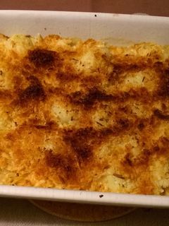 Füstölt sajtos csőben sült karfiol recept fotója