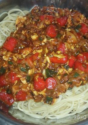 Foto resep Spaghetti sosis bolognese