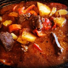 A picture of Slow Cooker Beef Kaldereta.