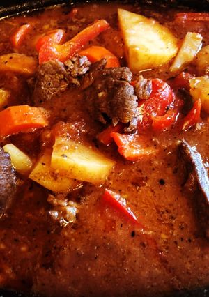 A picture of Slow Cooker Beef Kaldereta.