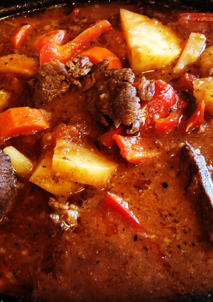 A picture of Slow Cooker Beef Kaldereta.