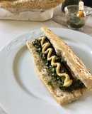 Choripan con chimichurri