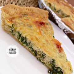 Una foto de ✨ Quiche de verduras, sobrasada ibérica y queso azul ✨