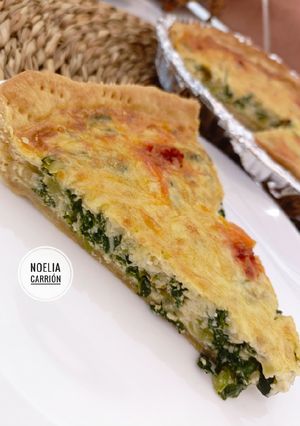 Una foto de ✨ Quiche de verduras, sobrasada ibérica y queso azul ✨