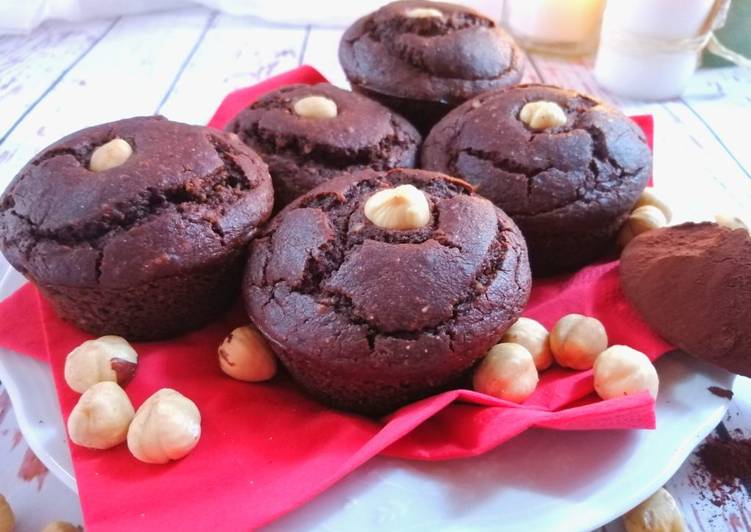 Muffins con farina di amaranto e cacao