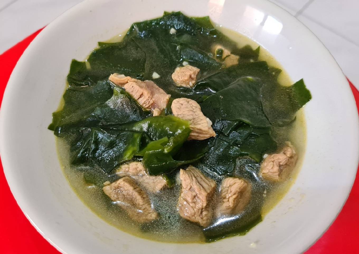 Miyeok Guk (Sup Rumput Laut), resep asli orang Korea