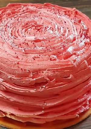 A picture of Rose Butterscotch Cake.