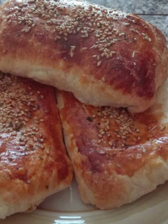 Una foto de Napolitanas de jamón york y queso