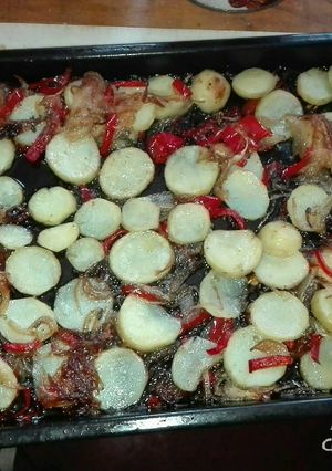 Una foto de Patatas asadas