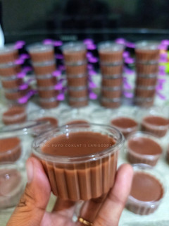 Foto resep Puding Puyo Coklat
