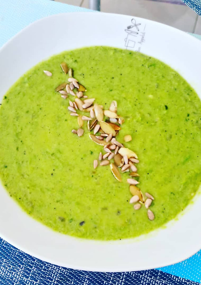 Una foto de Crema vegana de chícharos