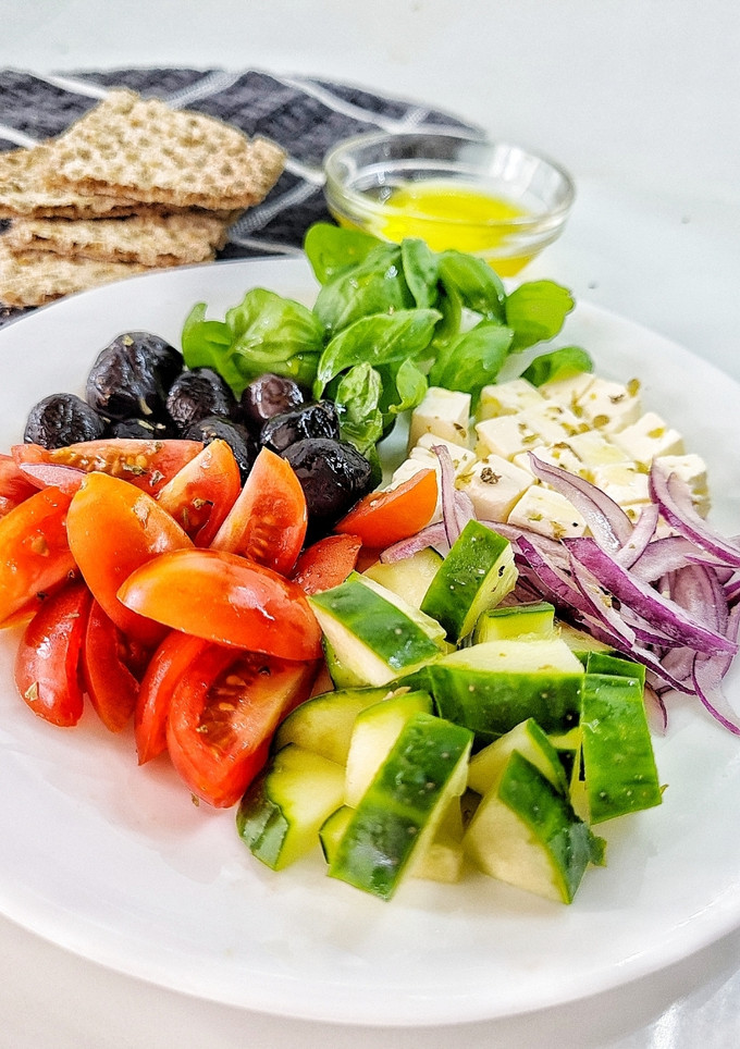 Una foto de Ensalada griega
