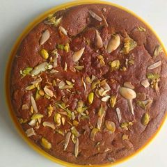 A picture of Whole wheat dates cake.