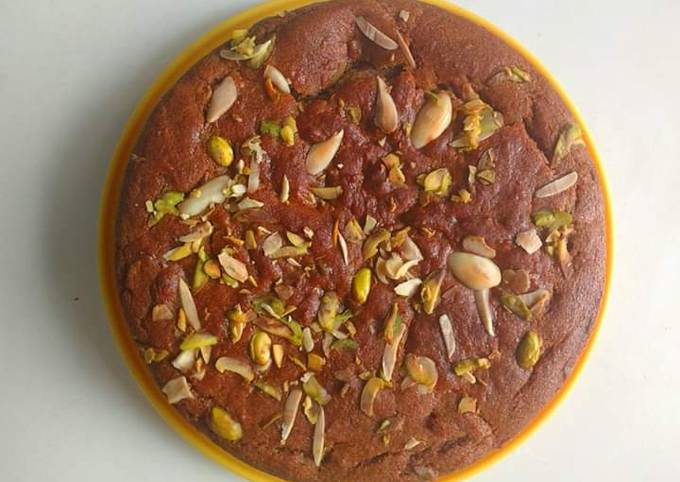 Recipe of Quick Whole wheat dates cake
