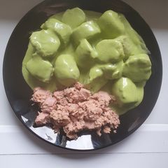 A picture of Dill Potato Salad with Tuna.