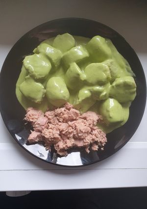 A picture of Dill Potato Salad with Tuna.