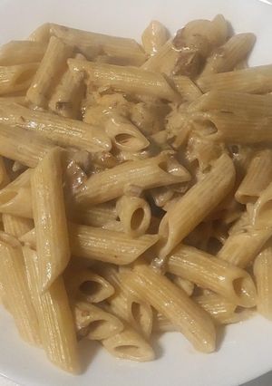 A picture of Onion pasta.