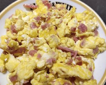 Update, Cooking Recipe Scrambled Ham and Egg Delicious and Healthy