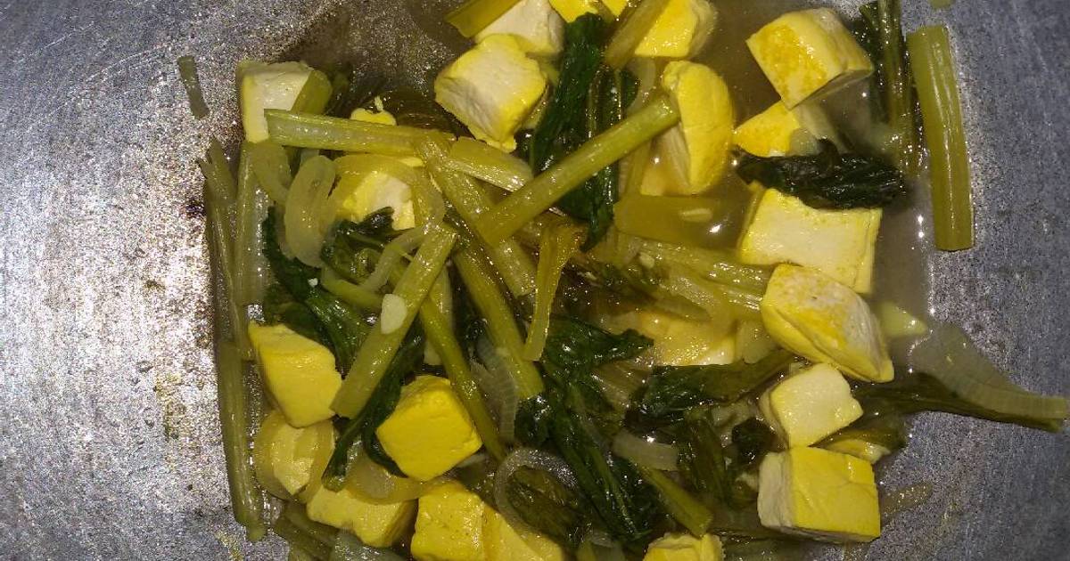 Resep Sayur Sawi Hijau Plus Tahu Day 7 Oleh Asri Suwasani Cookpad