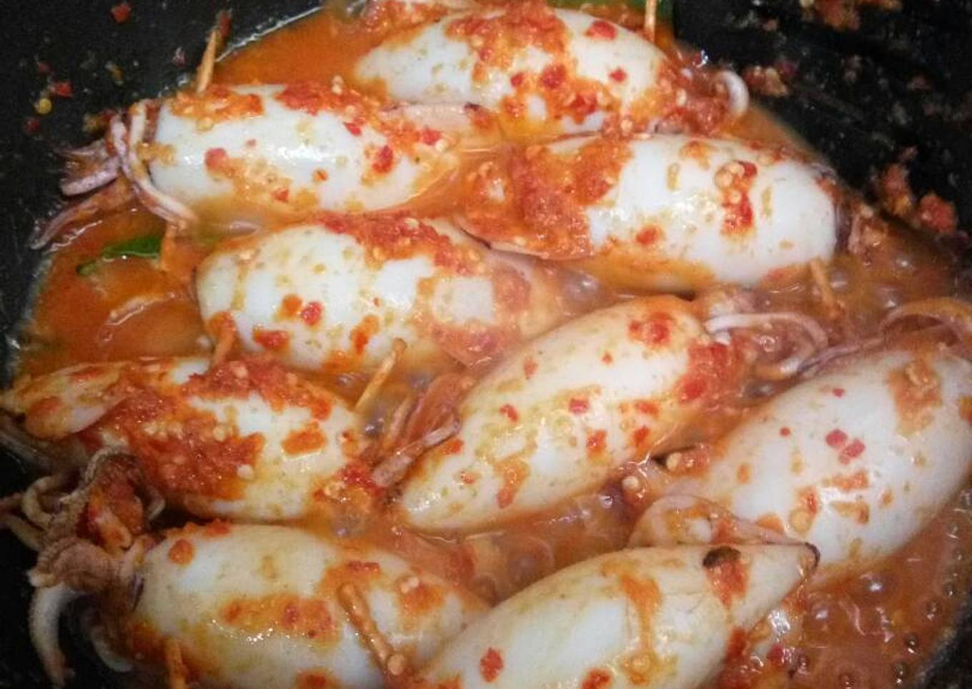 Cara Gampang Menyiapkan Balado Cumi Isi yang Lezat Sekali