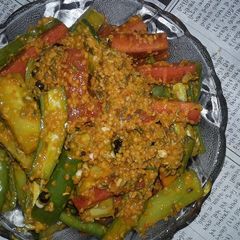 Carrot cucumber and chilli pickle A picture of Carrot cucumber and chilli pickle.