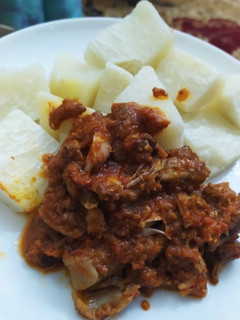 Yam 🍠 With chicken soup 🍲 ainihin hoton girkin