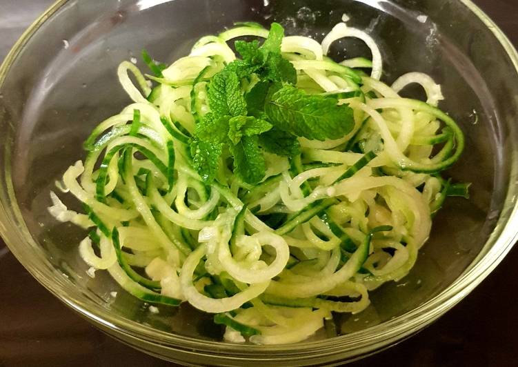 Easiest Way to Make Homemade A Healing Cucumber &amp; Garlic Salad. 😀