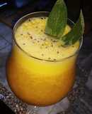 Jugo de naranjas, zanahoria y jengibre