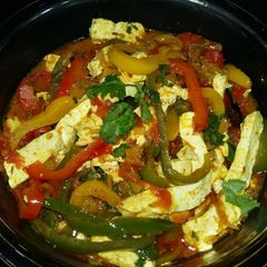 Paneer jalfrezi A picture of Paneer jalfrezi.