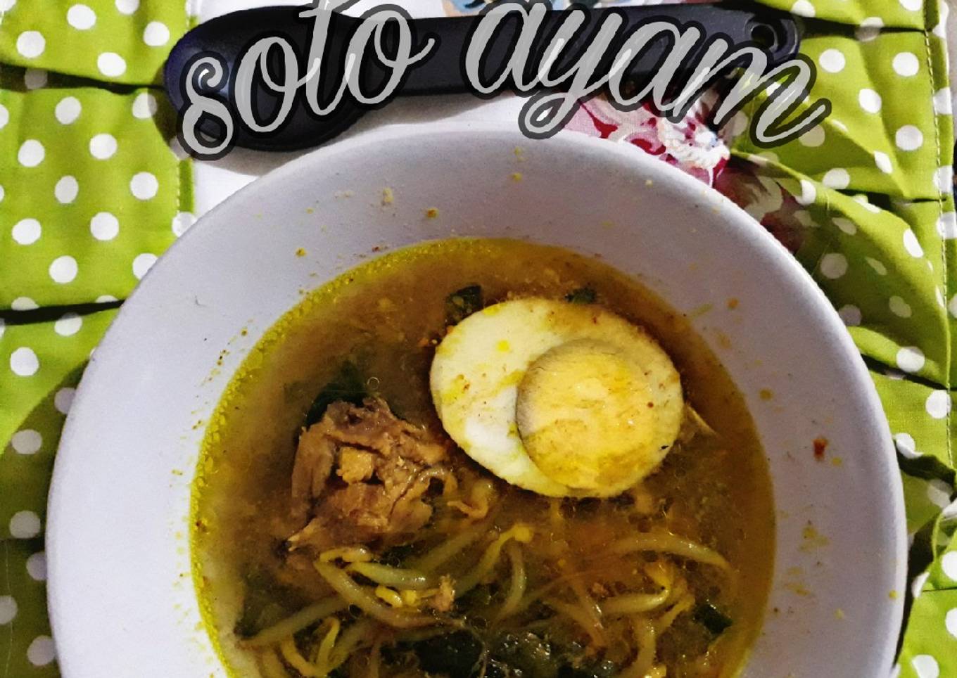 Soto ayam sederhana