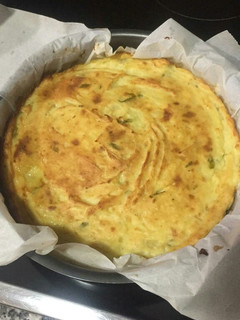 Una foto de Tortilla de patatas sin freír al horno