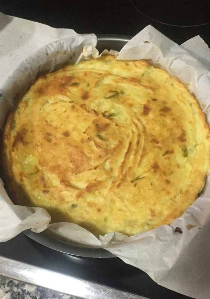 Una foto de Tortilla de patatas sin freír al horno
