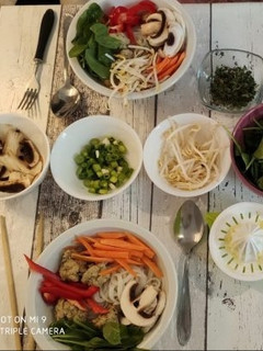 Thai zöldcurry leves recept fotója