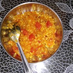 A picture of Sabudaana khichdi.