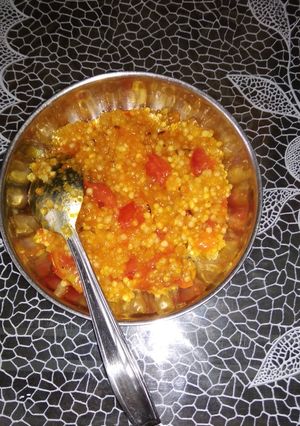 A picture of Sabudaana khichdi.