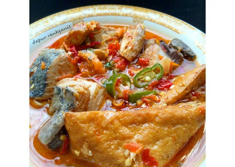 Resep Ikan tongkol kuah santan(fibercreme), Enak