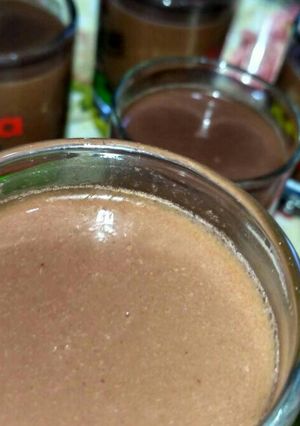 Foto resep Silky pudding milo (simple)