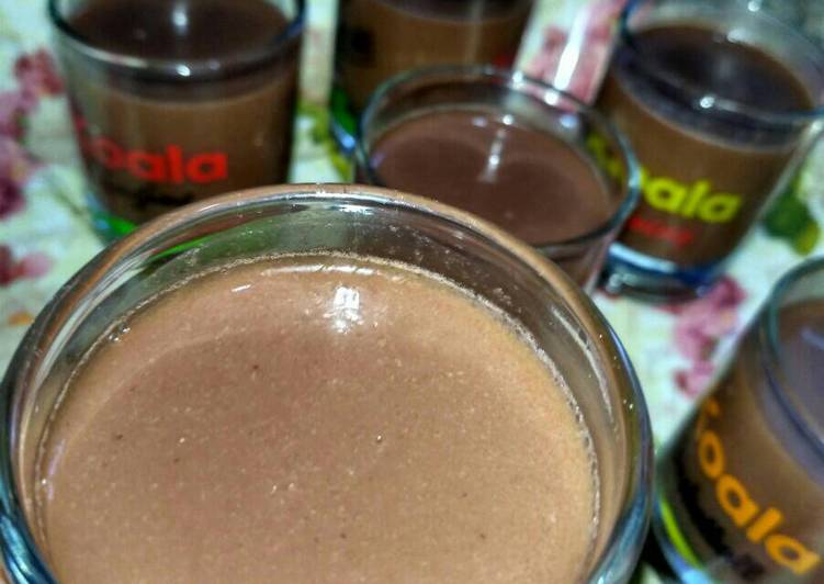 Silky pudding milo (simple)