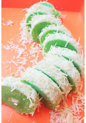 Foto resep Bolu Gulung Pandan Kukus (Lembuttt Banget, Irit 2 Telur) ✨