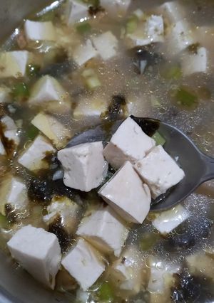 Foto resep Sup tahu jepang ala hokben/happy bee resto