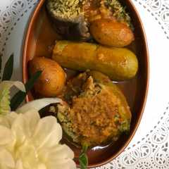 محشي خضار بطريقتي 🍆🥔🌶-レシピのメイン写真