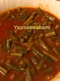 صورة لوصفة فاصوليا خضرة باللحمة