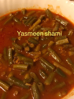 صورة لوصفة فاصوليا خضرة باللحمة