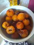 Tejocotes en almíbar