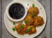 Gambar bergedil daging