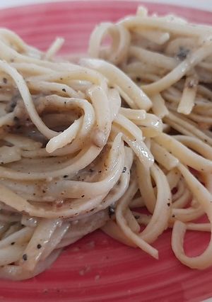 Una foto de Cacio e pepe