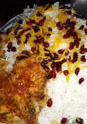 عکسی از دستور زرشک پلو