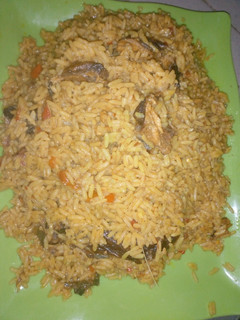 Jallof din shinkafa ainihin hoton girkin
