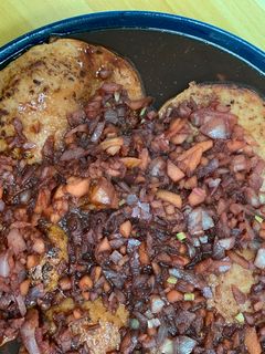 紅酒醬豬肉漢堡排 的食譜成品照片